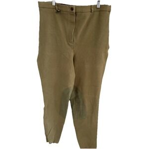 On Course Cotton Naturals Breeches Pants Women's 26 Beige Equestrian Riding